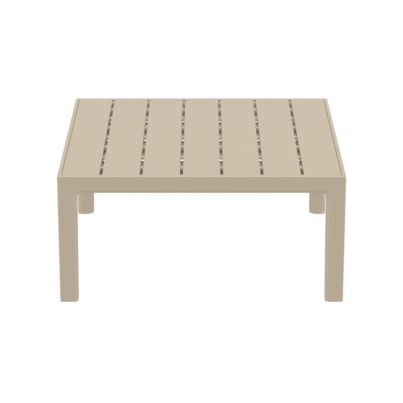 PORTOFINO LOUNGE TABLE TAUPE POLYRATTAN 70x70x33