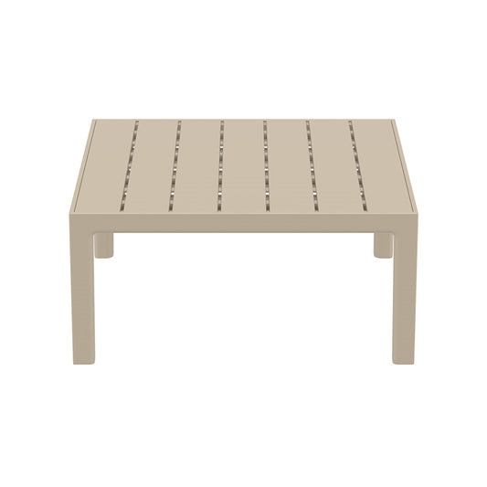 PORTOFINO LOUNGE ΤΡΑΠΕΖΙ TAUPE ΠΟΛ/ΝΙΟΥ 70x70x33