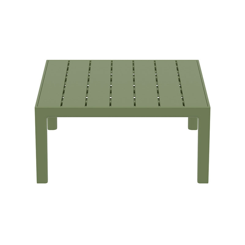 PORTOFINO LOUNGE TABLE OLIVE GREEN POLYPROPYLENE 70x70x33
