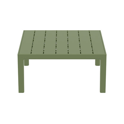 PORTOFINO LOUNGE TABLE OLIVE GREEN POLYPROPYLENE 70x70x33