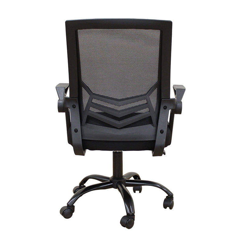A1830 ΜΑΥΡΟ/ΜΑΥΡΟ MESH ΠΟΛ/ΝΑ ΓΡΑΦΕΙΟΥ 62X54X44-91/53-100εκ.