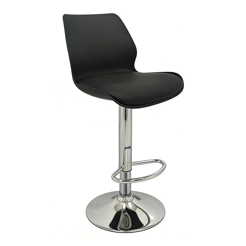 Σκαμπό Μπαρ 2 Τμχ Bar49 Black PU/PVC 39x45x102