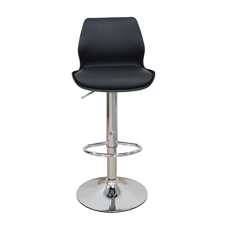 BAR49 BLACK PU/PVC(Σ2)ΣKAMΠO ΜΕ ΑΜΟΡΤΙΣΕΡ 39X45X102εκ.