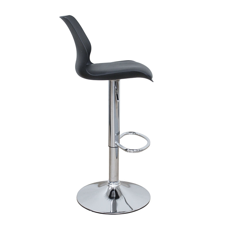 Σκαμπό Μπαρ 2 Τμχ Bar49 Black PU/PVC 39x45x102