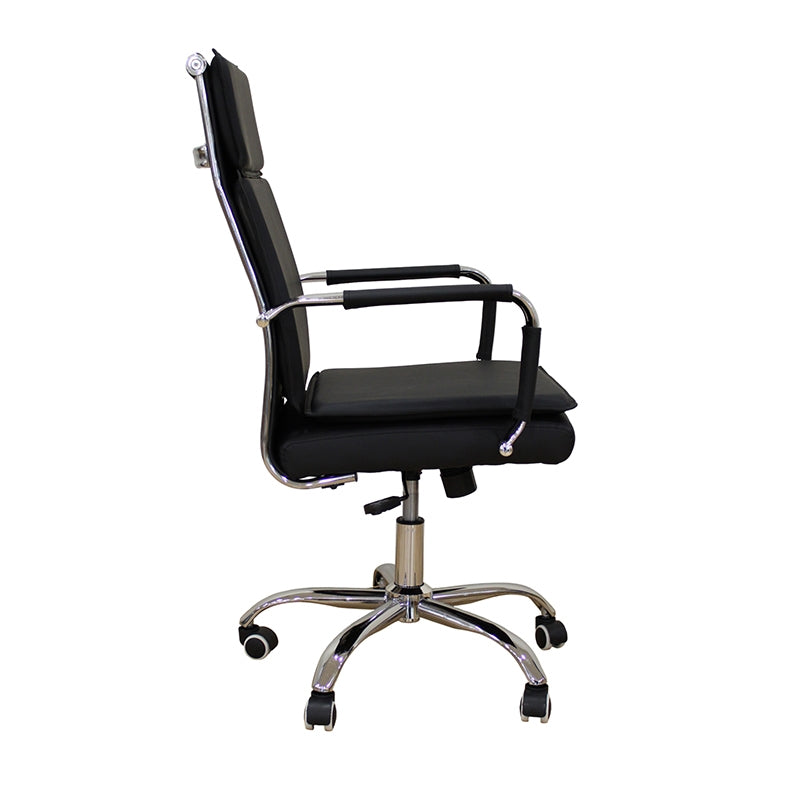 A9953 ΜΑΥΡΟ PU ΠΟΛΥΘΡΟΝΑ ΓΡΑΦΕΙΟΥ 59x62x48-99/57-108