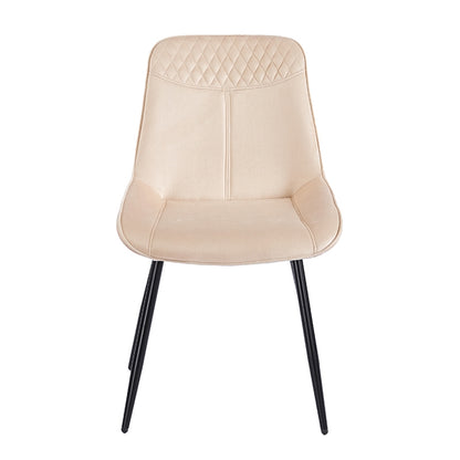 TEREA BEIGE VELVET ΥΦΑΣΜΑ ΚΑΡΕΚΛΑ ΜΕΤΑΛΛΙΚΗ 51x58x87