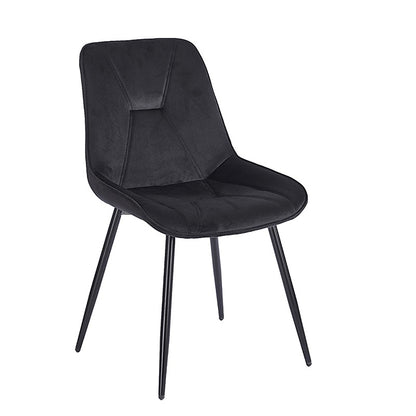 SILVIA BLACK VELVET ΥΦΑΣΜΑ ΚΑΡΕΚΛΑ ΜΕΤΑΛΛΙΚΗ 51x58x87