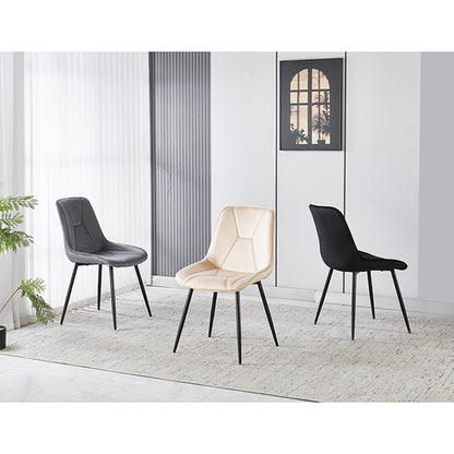 SILVIA BLACK VELVET ΥΦΑΣΜΑ ΚΑΡΕΚΛΑ ΜΕΤΑΛΛΙΚΗ 51x58x87
