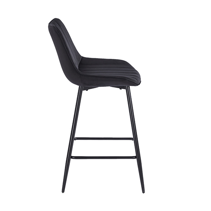 REPO BLACK VELVET ΥΦΑΣΜΑ ΣΚΑΜΠΟ ΜΕΤΑΛΛΙΚΟ 48x49x66-96
