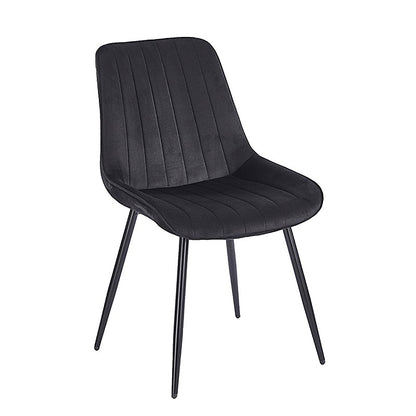 BONY BLACK VELVET ΥΦΑΣΜΑ ΚΑΡΕΚΛΑ ΜΕΤΑΛΛΙΚΗ 51x58x87