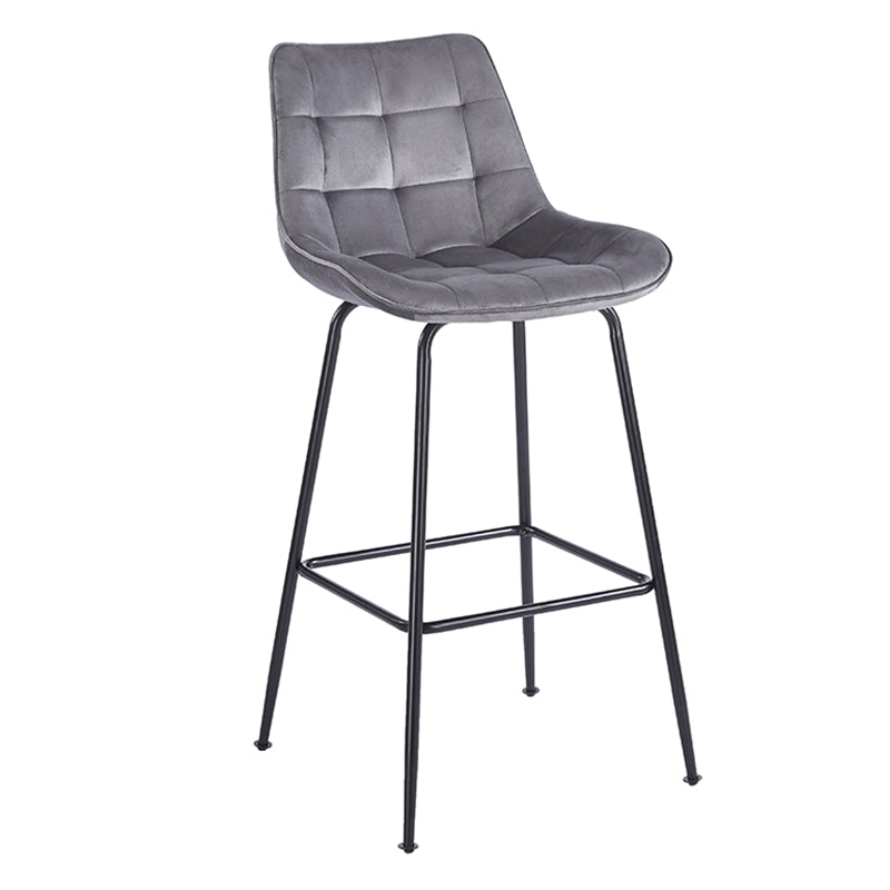ERMINA GREY VELVET ΥΦΑΣΜΑ ΣΚΑΜΠΟ ΜΕΤΑΛΛΙΚΟ 49x50x75-104