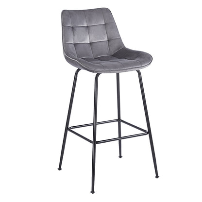 ERMINA GREY VELVET ΥΦΑΣΜΑ ΣΚΑΜΠΟ ΜΕΤΑΛΛΙΚΟ 49x50x75-104