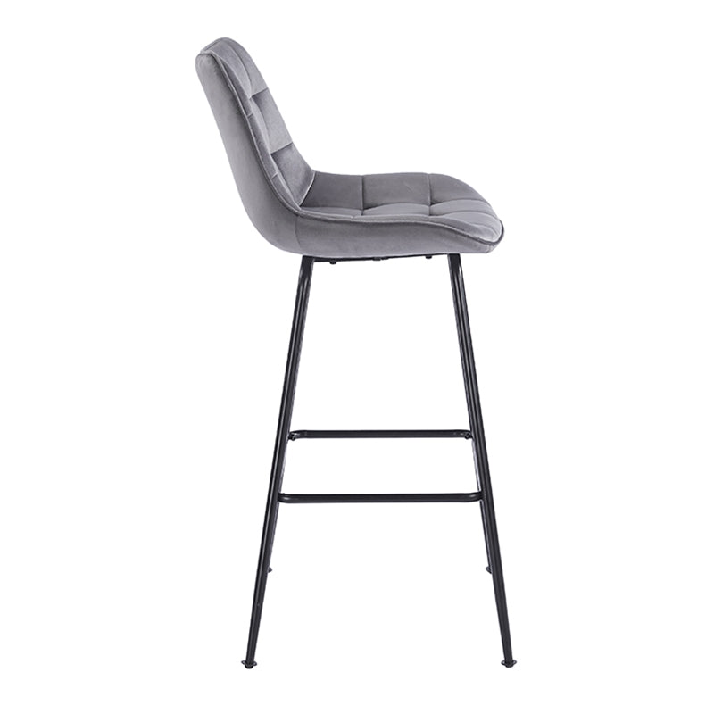 ERMINA GREY VELVET ΥΦΑΣΜΑ ΣΚΑΜΠΟ ΜΕΤΑΛΛΙΚΟ 49x50x75-104