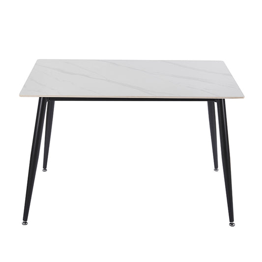 LOBY CERAMIC WHITE MARBLE ΤΡΑΠΕΖΙ 120x80x75