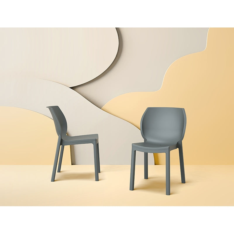 NORA DARK GREY ΚΑΡΕΚΛΑ ΠΟΛ/ΝΙΟΥ 51x59x80