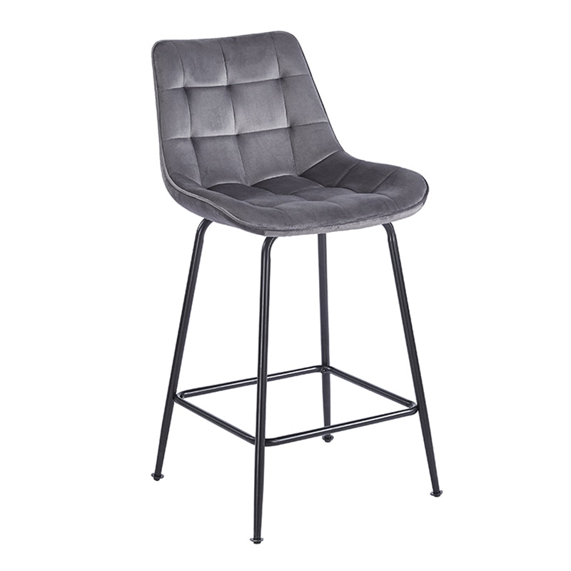 ERMINA GREY VELVET ΥΦΑΣΜΑ ΣΚΑΜΠΟ ΜΕΤΑΛΛΙΚΟ 49x50x64-94