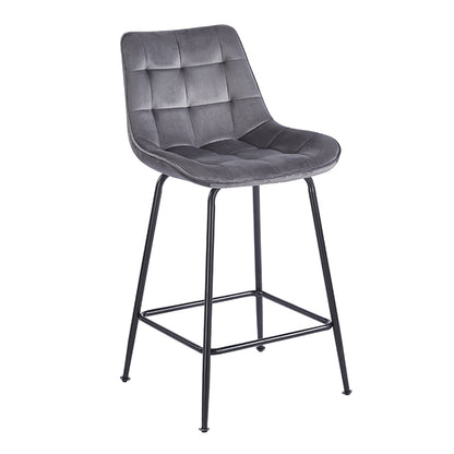 ERMINA GREY VELVET ΥΦΑΣΜΑ ΣΚΑΜΠΟ ΜΕΤΑΛΛΙΚΟ 49x50x64-94
