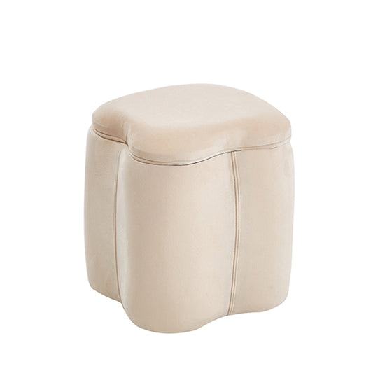 FIONA ΣΚΑΜΠΟ VELVET BEIGE ΜΕ ΑΠΟΘ. ΧΩΡΟ 30x30x34