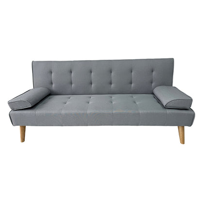 MERYL LIGHT GREY ΥΦΑΣΜΑ ΚΑΝΑΠΕΣ ΚΡΕΒΑΤΙ 170x81x74