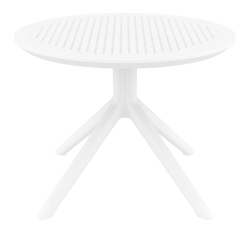 SKY WHITE MINI ΤΡΑΠΕΖΙ ΠΟΛ/ΝΙΟΥ Φ60x45