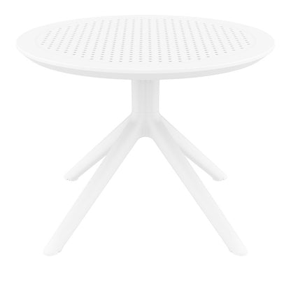 SKY WHITE MINI ΤΡΑΠΕΖΙ ΠΟΛ/ΝΙΟΥ Φ60x45