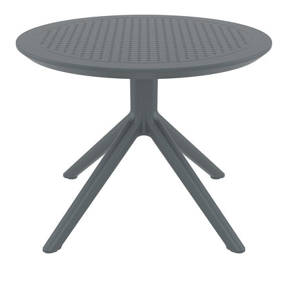 SKY DARK GREY MINI ΤΡΑΠΕΖΙ ΠΟΛ/ΝΙΟΥ Φ60x45