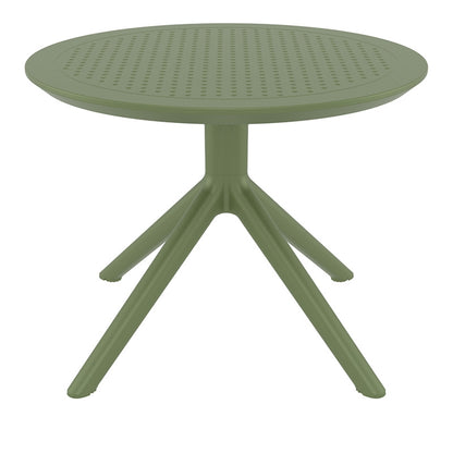SKY OLIVE GREEN MINI ΤΡΑΠΕΖΙ ΠΟΛ/ΝΙΟΥ Φ60x45