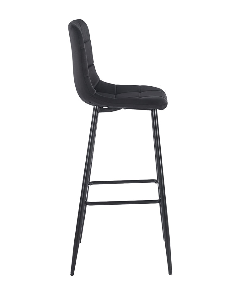 NORA BLACK VELVET ΥΦΑΣΜΑ ΣΚΑΜΠΟ ΜΕΤΑΛΛΙΚΟ 45x42x75-110