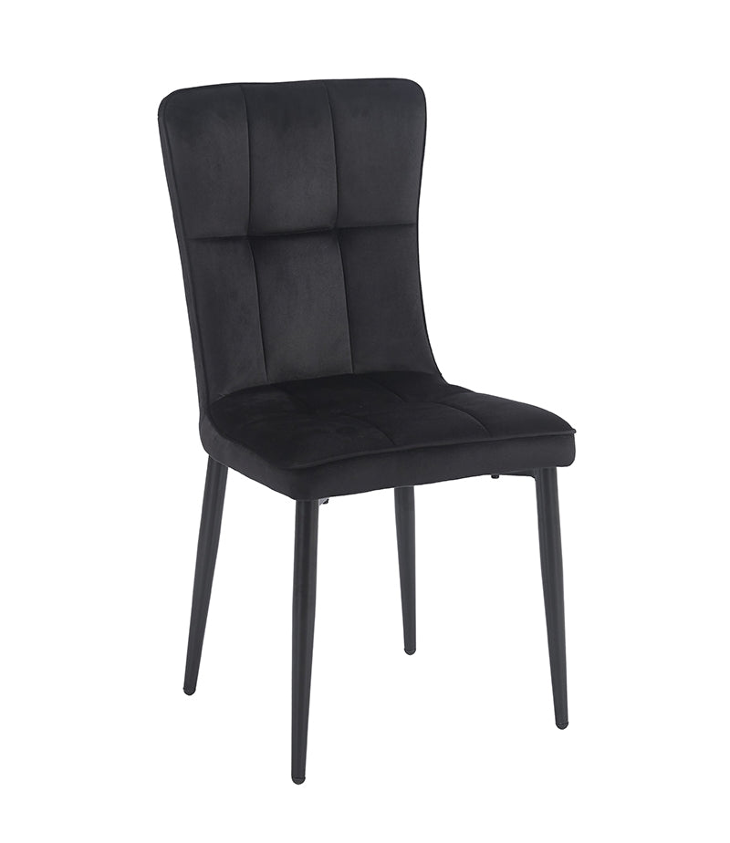 SELIN BLACK VELVET ΥΦΑΣΜΑ ΚΑΡΕΚΛΑ ΜΕΤΑΛΛΙΚΗ 46x54x91