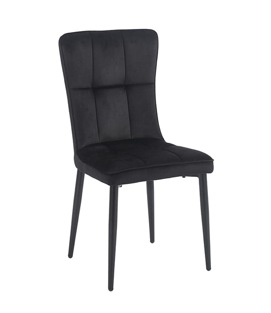 SELIN BLACK VELVET ΥΦΑΣΜΑ ΚΑΡΕΚΛΑ ΜΕΤΑΛΛΙΚΗ 46x54x91