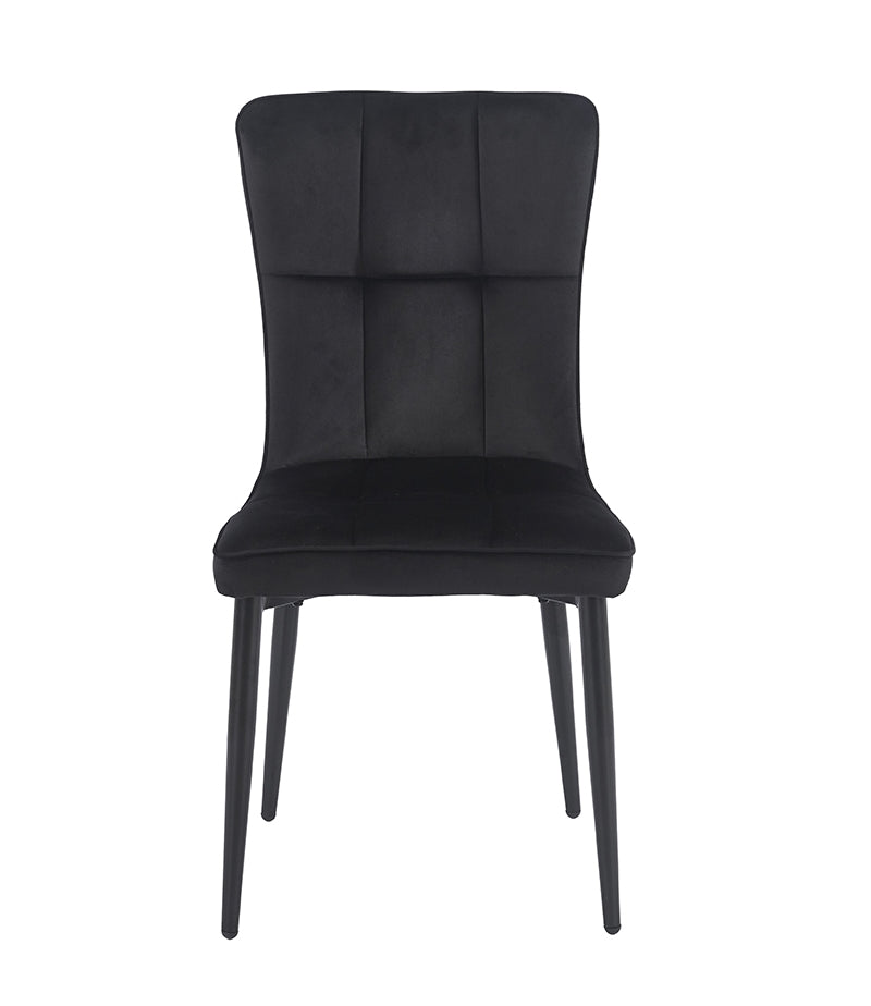 SELIN BLACK VELVET ΥΦΑΣΜΑ ΚΑΡΕΚΛΑ ΜΕΤΑΛΛΙΚΗ 46x54x91
