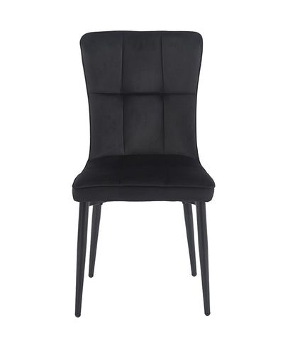 SELIN BLACK VELVET ΥΦΑΣΜΑ ΚΑΡΕΚΛΑ ΜΕΤΑΛΛΙΚΗ 46x54x91