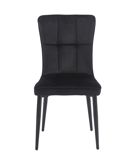 SELIN BLACK VELVET ΥΦΑΣΜΑ ΚΑΡΕΚΛΑ ΜΕΤΑΛΛΙΚΗ 46x54x91