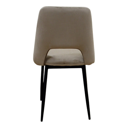 MADISON CAPPUCCINO VELVET ΥΦΑΣΜΑ ΚΑΡΕΚΛΑ ΜΕΤΑΛΛΙΚΗ 45x54x83