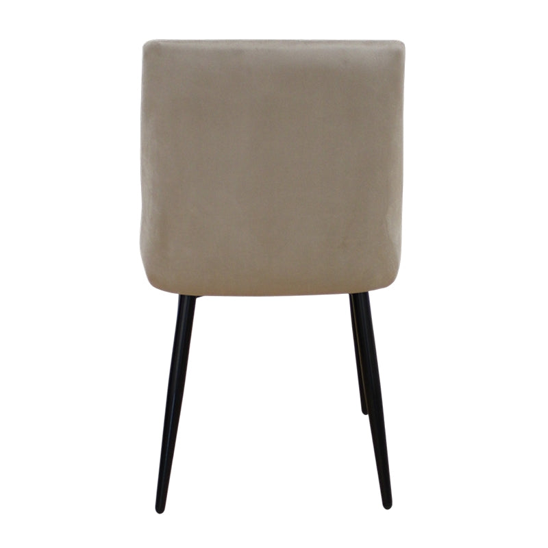 MEGAN CAPPUCCINO VELVET ΥΦΑΣΜΑ ΚΑΡΕΚΛΑ ΜΕΤΑΛΛΙΚΗ 51x58x88