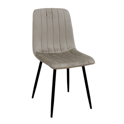 DORA CAPPUCCINO VELVET ΥΦΑΣΜΑ ΚΑΡΕΚΛΑ ΜΕΤΑΛΛΙΚΗ 45x53x86