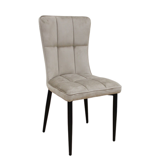 SELIN CAPPUCCINO VELVET ΥΦΑΣΜΑ ΚΑΡΕΚΛΑ ΜΕΤΑΛΛΙΚΗ 46x54x91