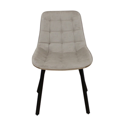 MIRA CAPPUCCINO VELVET ΥΦΑΣΜΑ ΚΑΡΕΚΛΑ ΜΕΤΑΛΛΙΚΗ 53x59x86