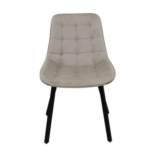 MIRA CAPPUCCINO VELVET ΥΦΑΣΜΑ ΚΑΡΕΚΛΑ ΜΕΤΑΛΛΙΚΗ 53x59x86