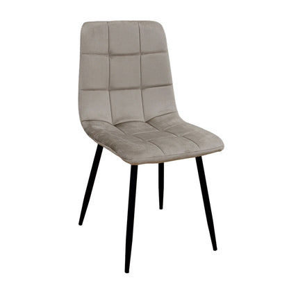 OSCAR CAPPUCCINO VELVET ΥΦΑΣΜΑ ΚΑΡΕΚΛΑ ΜΕΤΑΛΛΙΚΗ 43x51x90