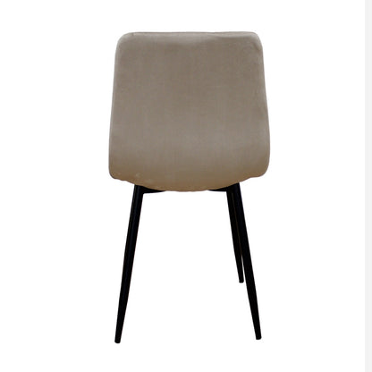 OSCAR CAPPUCCINO VELVET ΥΦΑΣΜΑ ΚΑΡΕΚΛΑ ΜΕΤΑΛΛΙΚΗ 43x51x90