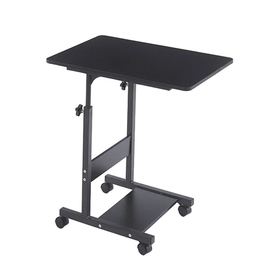 HELPER BLACK METAL/MDF SIDE TABLE 60x40x66/84