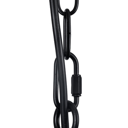 PENNSYLVANIA 00542 Vintage Κρεμαστό Φωτιστικό Οροφής με Ντουί 8 x E14 AC 220-240V IP20 - Μαύρο & Μπεζ - Μ64 x Π64 x Υ63