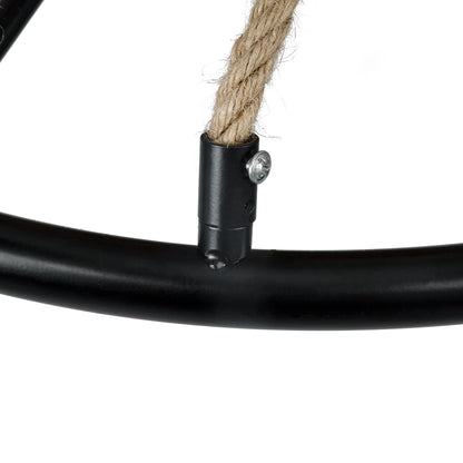 PENNSYLVANIA 00542 Vintage Κρεμαστό Φωτιστικό Οροφής με Ντουί 8 x E14 AC 220-240V IP20 - Μαύρο & Μπεζ - Μ64 x Π64 x Υ63