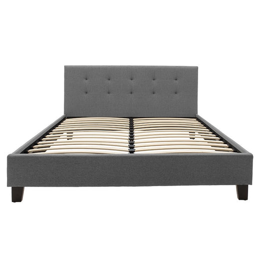 Κρεβάτι Mago Ύφασμα Ανθρακί 160x200εκ