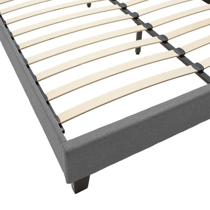 Κρεβάτι Mago Ύφασμα Ανθρακί 160x200εκ