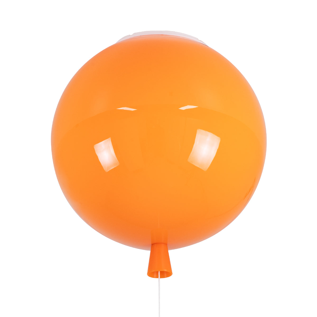 BALLOON 00650 Παιδικό Φωτιστικό Οροφής με Ντουί 1 x E27 AC 220-240V IP20 - Πορτοκαλί - Μ30 x Π30 x Υ33