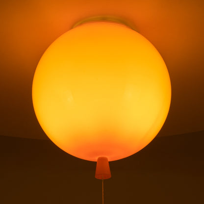 BALLOON 00650 Παιδικό Φωτιστικό Οροφής με Ντουί 1 x E27 AC 220-240V IP20 - Πορτοκαλί - Μ30 x Π30 x Υ33