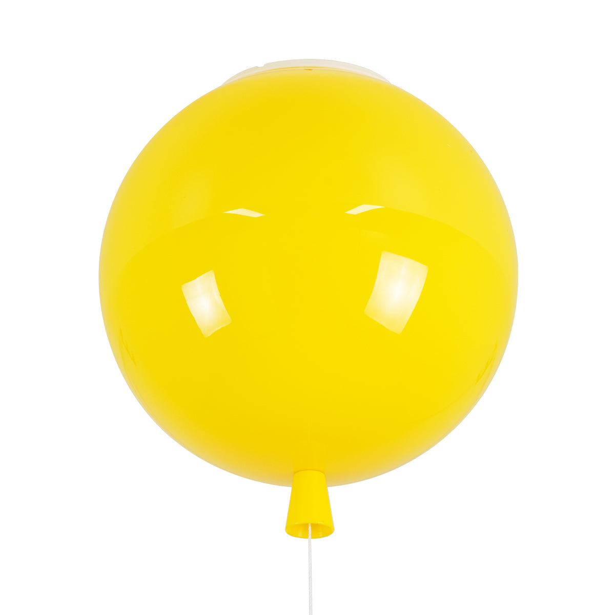 BALLOON 00651 Παιδικό Φωτιστικό Οροφής με Ντουί 1 x E27 AC 220-240V IP20 - Κίτρινο - Μ30 x Π30 x Υ33