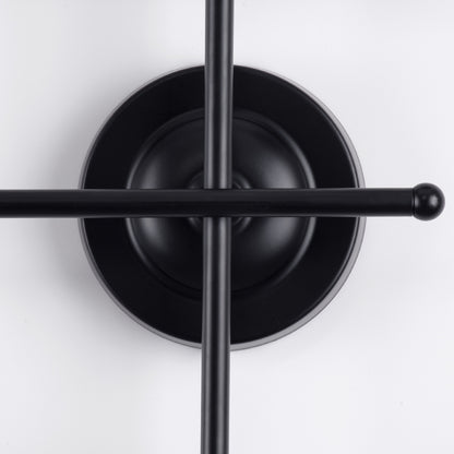 PIPING 00664-1 Vintage Φωτιστικό Οροφής Πλέγμα Πολύφωτο 6 x E27 IP20 Μαύρο Μέταλλο - Μ66 x Π9.5 x Υ49cm